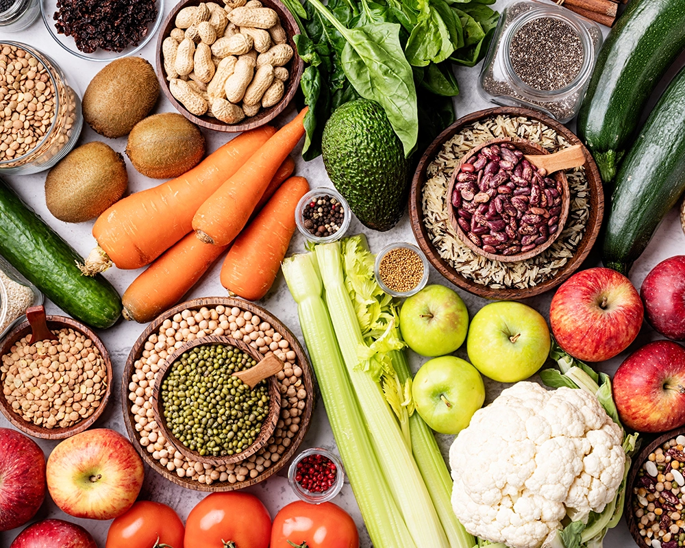 Imagen de alimentos saludables para un Taekwondista.