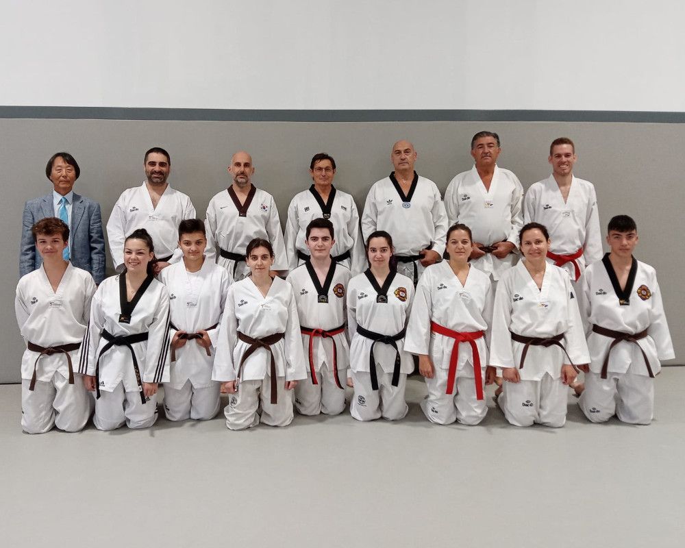 Maestro Cho con alumnos de nivel avanazado.